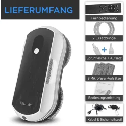 ROBOT PULIZIA FINESTRA CON SPRUZZO ACQUA INTELLIGENTE BIFACCIALE 5600PA CONTROLLO APP