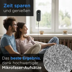 ROBOT PULIZIA FINESTRA CON SPRUZZO ACQUA INTELLIGENTE BIFACCIALE 5600PA CONTROLLO APP