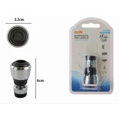 ROMPIGETTO AERATORE PER RUBINETTO CUCINA 3.2X6CM REGOLABILE A 2 MODALITÀ 69266