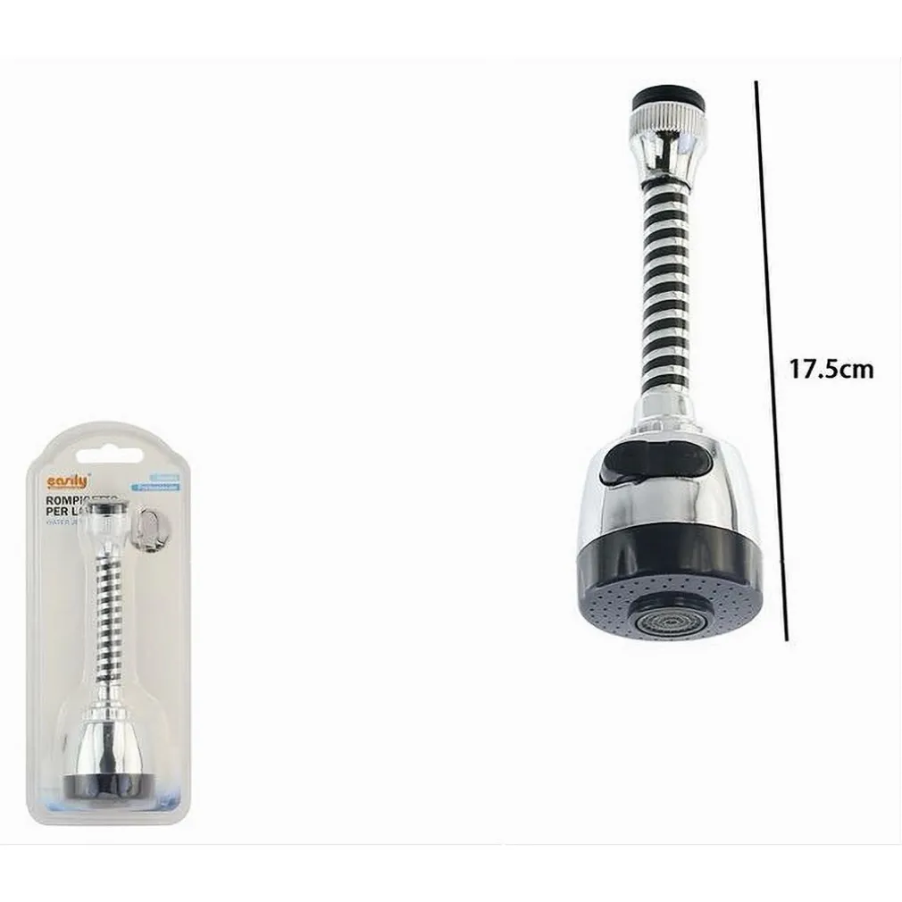 ROMPIGETTO AERATORE RUBINETTO LAVELLO DOCCETTA PROLUNGA FLESSIBILE 2 GETTI 87175