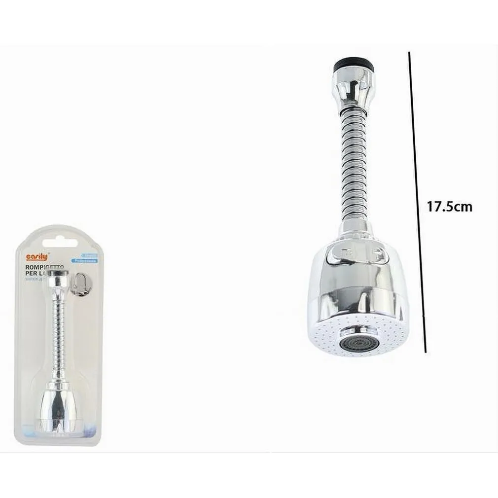ROMPIGETTO FLESSIBILE GIREVOLE UGELLO CUCINA PER LAVELLO RUBINETTO 17.5 CM 87174