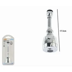 ROMPIGETTO PER LAVELLO RUBINETTO CUCINA UGELLO PROLUNGA GIREVOLE AERATORE 87168