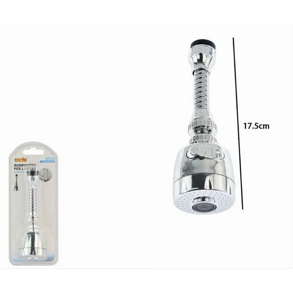 ROMPIGETTO PER LAVELLO RUBINETTO CUCINA UGELLO PROLUNGA GIREVOLE AERATORE 87168