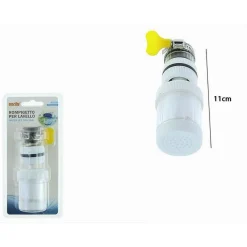 ROMPIGETTO PER RUBINETTO FILTRO ACQUA LAVELLO PER BAGNO CUCINA BIANCO 11CM 87488