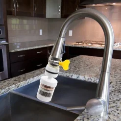 ROMPIGETTO PER RUBINETTO FILTRO ACQUA LAVELLO PER BAGNO CUCINA BIANCO 11CM 87488