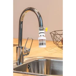 ROMPIGETTO PER RUBINETTO FILTRO ACQUA LAVELLO PER BAGNO CUCINA BIANCO 11CM 87488