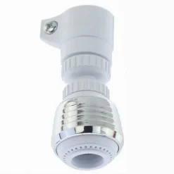 ROMPIGETTO RUBINETTO LAVELLO CUCINA BAGNO FILTRO UNIVERSALE CROMO BIANCO 87163