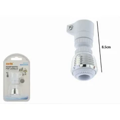 ROMPIGETTO RUBINETTO LAVELLO CUCINA BAGNO FILTRO UNIVERSALE CROMO BIANCO 87163