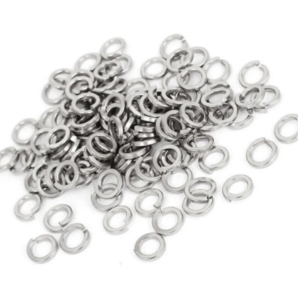 RONDELLE ELASTICHE IN ACCIAIO CONFEZIONE DA 62 GRAMMI DI DIAMETRO 8 MILLIMETRI