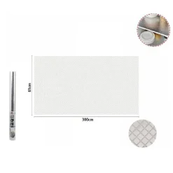 ROTOLO ADESIVO ALLUMINIO 61CMX3MT PER CASSETTI MOBILI ARMADI PARATI CUCINA 70506