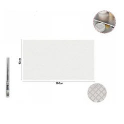 ROTOLO ADESIVO ALLUMINIO 40CMX3MT PER CASSETTI MOBILI ARMADI PARATI CUCINA 70505