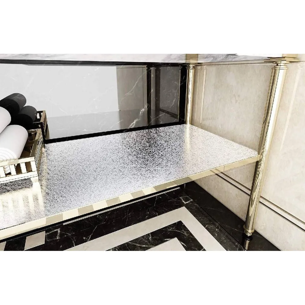 ROTOLO ADESIVO ALLUMINIO 61CMX3MT PER CASSETTI MOBILI ARMADI PARATI CUCINA 70500