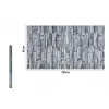 ROTOLO PELLICOLA ADESIVA IN PVC EFFETTO MATTONI PIETRE GRIGI 45CMX2MT CASA 71282