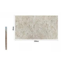 ROTOLO PELLICOLA ADESIVA GRES PORCELLANATO EFFETTO MARMO BEIGE 45CM X 2MT 71259