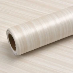 ROTOLO PELLICOLA ADESIVA EFFETTO LEGNO CHIARO 45CMX2M CASSETTI MOBILI PARATI