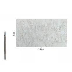 ROTOLO PELLICOLA ADESIVA PARETE GRES PORCELLANATO EFFETTO MARMO 45CMX2MT 71258