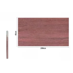 ROTOLO PELLICOLA ADESIVA PER PARETE EFFETTO LEGNO 45CMX2MT MOBILI CASSETTI 71250