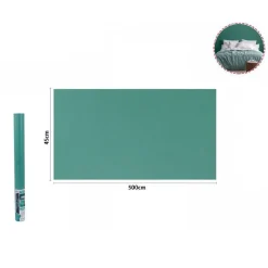 ROTOLO PELLICOLA ADESIVA COLORE VERDE 45CMX5MT PER MOBILI CARTA DA PARATI 71113