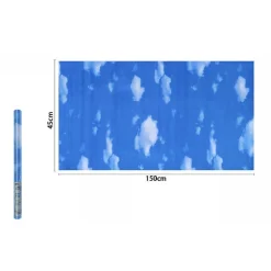 ROTOLO PELLICOLA ADESIVA PER PARETE CIELO NUVOLE 45 X 150 CM PARATI CASA 71297