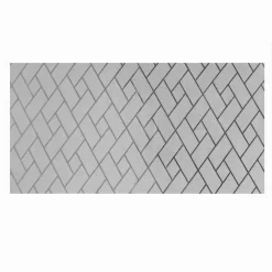 ROTOLO PELLICOLA FINESTRE DECORO MATTONI OBLIQUI 2D 45X200CM ADESIVA VETRO 10113