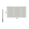 ROTOLO PELLICOLA PER FINESTRE OSCURANTE GRIGIA 150 X 50 CM ADESIVA VETRO 70873