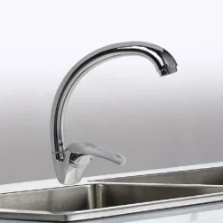 RUBINETTO A CANNA ALTA ORIENTABILE LAVELLO CUCINA MONOCOMANDO MONOFORO 52332A