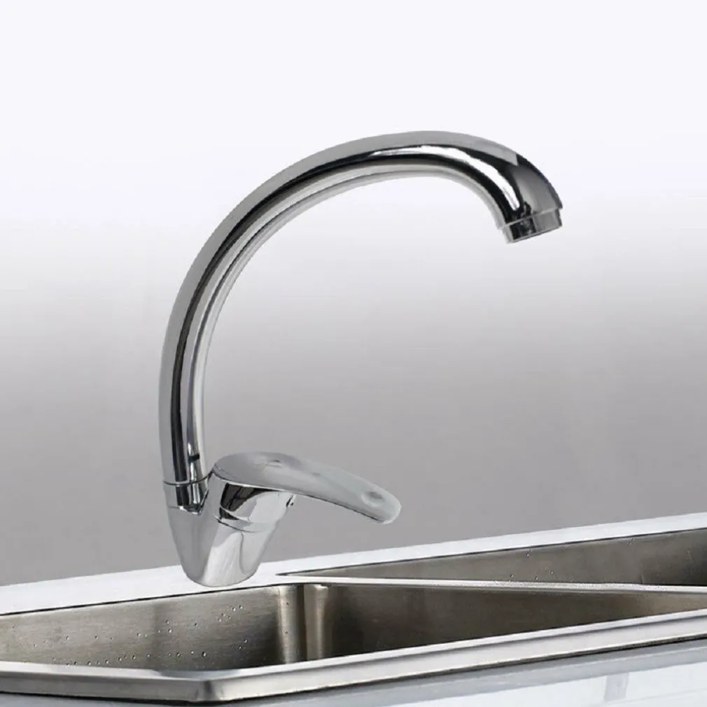 RUBINETTO A CANNA ALTA ORIENTABILE LAVELLO CUCINA MONOCOMANDO MONOFORO 52332A