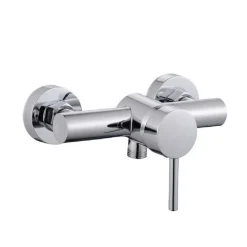 RUBINETTO BAGNO MODERNO CROMATO LUCIDO MISCELATORE ORIENTABILE CABINA DOCCIA 87389