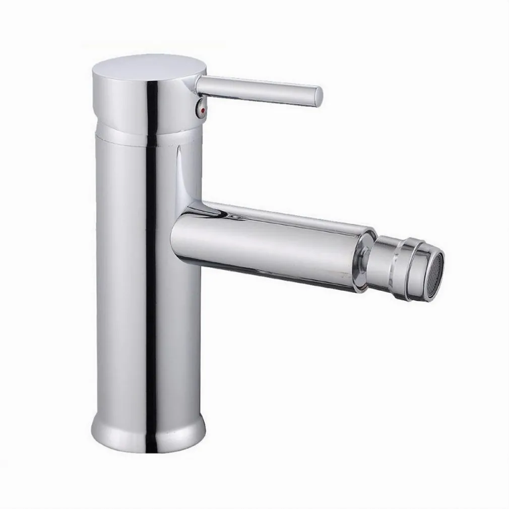RUBINETTO BAGNO MODERNO CROMATO LUCIDO MISCELATORE ORIENTABILE PER BIDET 87387