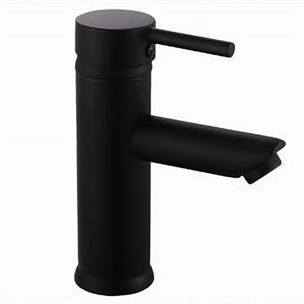 RUBINETTO BAGNO MODERNO NERO OPACO MISCELATORE ORIENTABILE LAVABO CANNA BASSA 87391