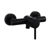 RUBINETTO BAGNO MODERNO NERO OPACO MISCELATORE ORIENTABILE CABINA DOCCIA 87394
