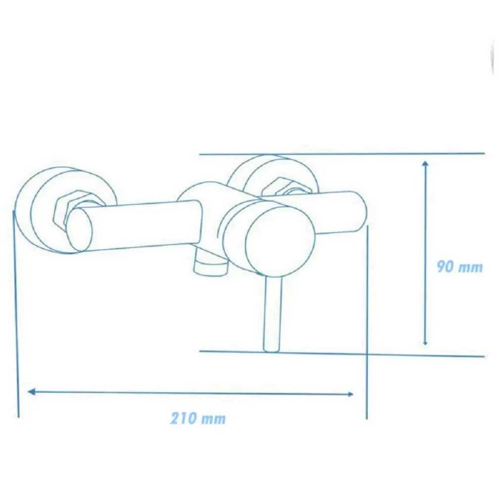 RUBINETTO BAGNO MODERNO NERO OPACO MISCELATORE ORIENTABILE CABINA DOCCIA 87394