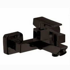 RUBINETTO BAGNO ULTRA MODERNO MISCELATORE ORIENTABILE PER VASCA NERO OPACO 87209