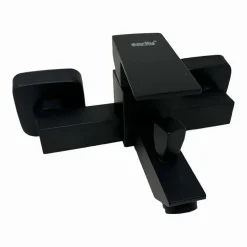 RUBINETTO BAGNO ULTRA MODERNO MISCELATORE ORIENTABILE PER VASCA NERO OPACO 87209