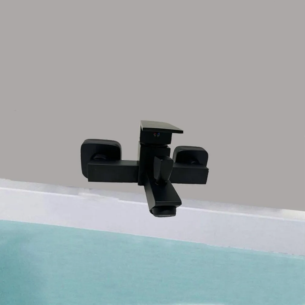 RUBINETTO BAGNO ULTRA MODERNO MISCELATORE ORIENTABILE PER VASCA NERO OPACO 87209