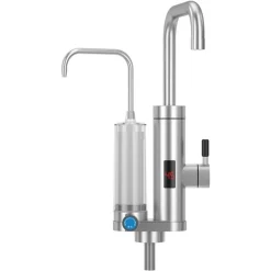 RUBINETTO DEPURATORE ELETTRICO ISTANTANEO CALDAIA ACQUA CALDA CON DISPLAY 3000 W