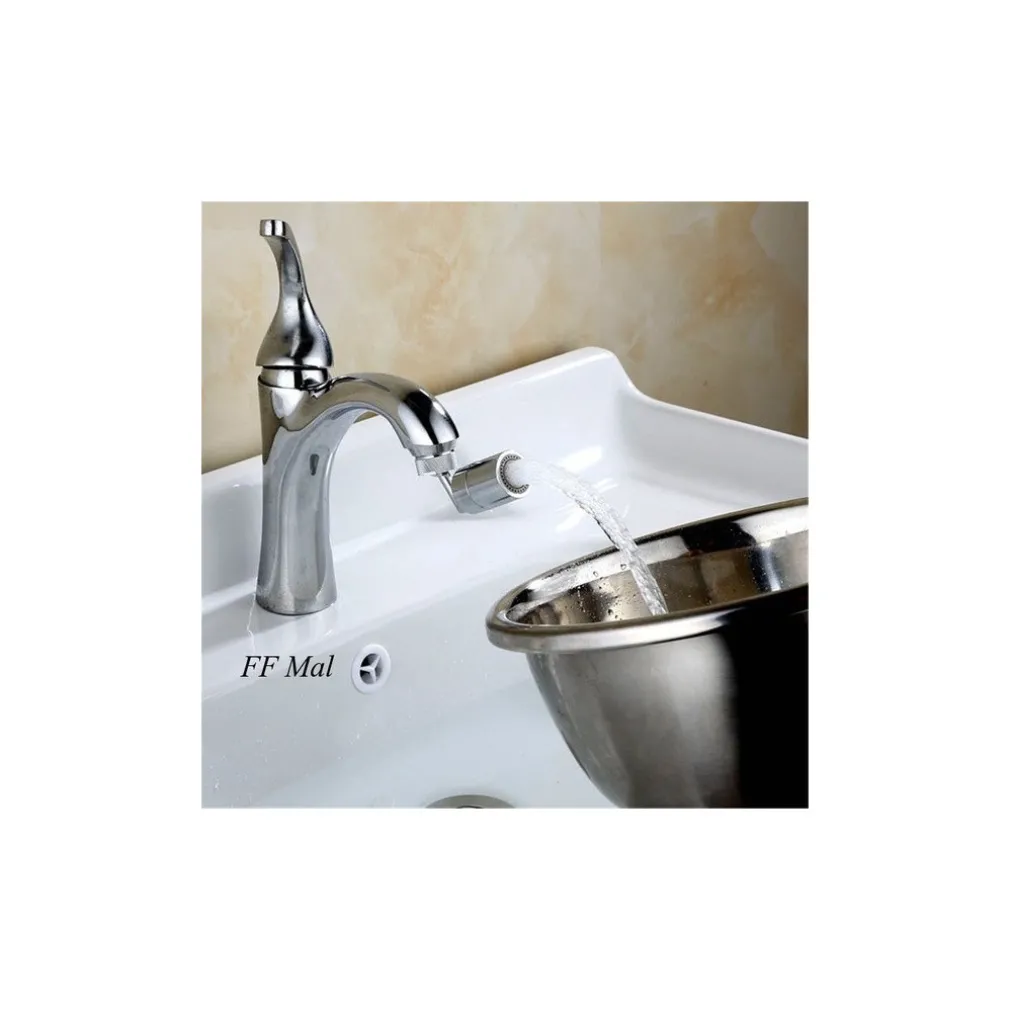 RUBINETTO GIREVOLE 720° FILTRO AERATORE MISCELATORE SNODABILE ACQUA CUCINA BAGNO