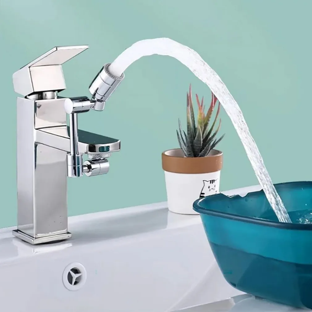 RUBINETTO GIREVOLE 1080° PROLUNGA ROMPIGETTO SNODABILE ACQUA CUCINA BAGNO