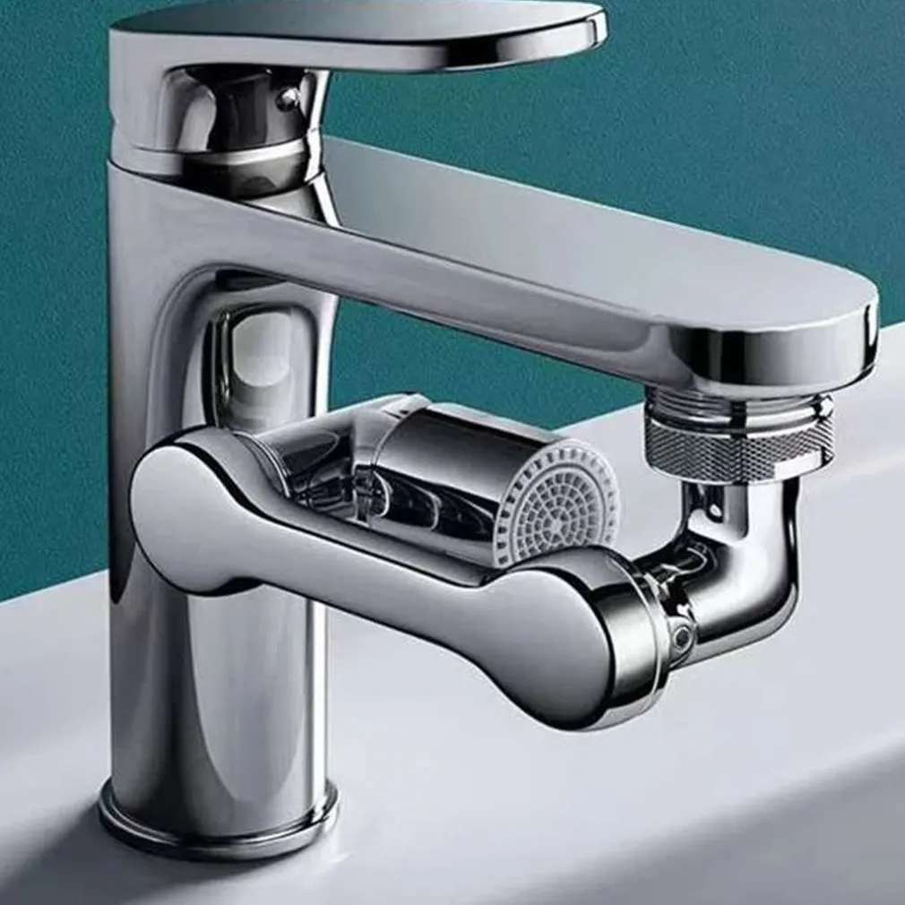 RUBINETTO GIREVOLE 1080° PROLUNGA ROMPIGETTO SNODABILE ACQUA CUCINA BAGNO