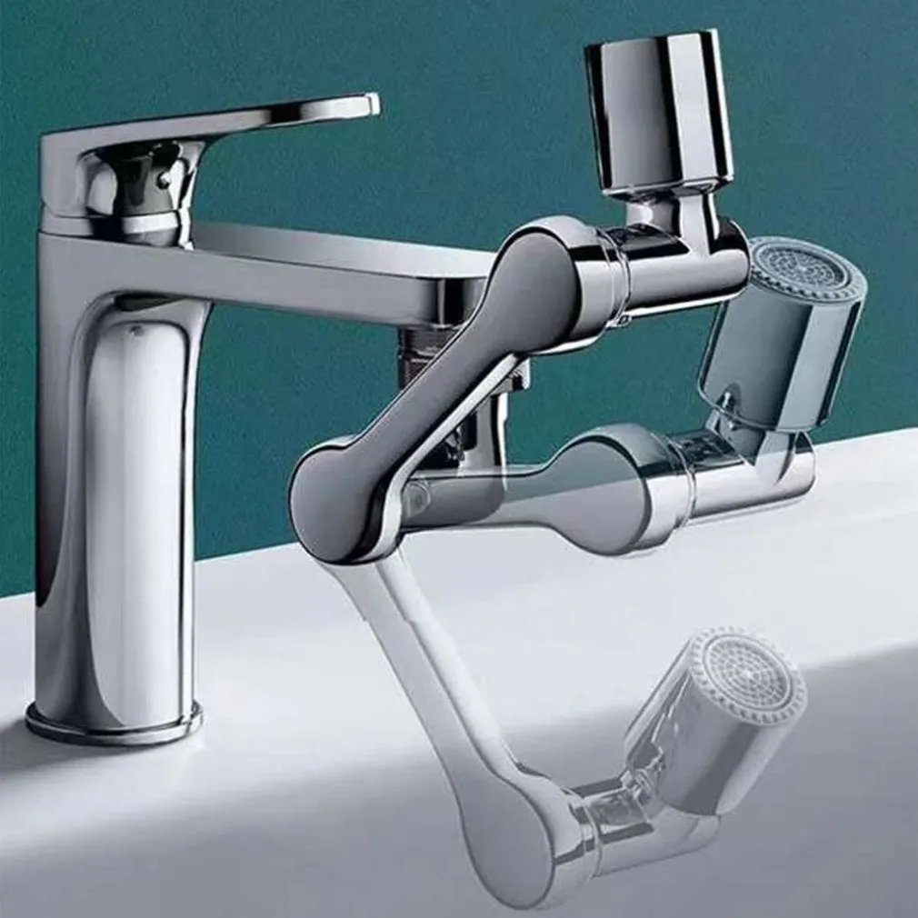 RUBINETTO GIREVOLE 1080° PROLUNGA ROMPIGETTO SNODABILE ACQUA CUCINA BAGNO