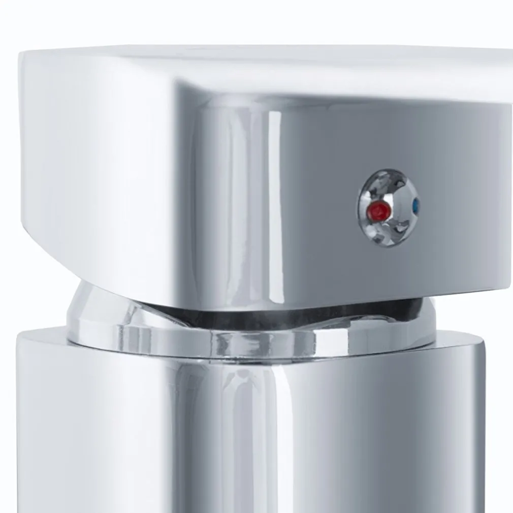 RUBINETTO LAVABO BAGNO MODERNO MISCELATORE LAVANDINO MONOCOMANDO OTTONE CROMATO