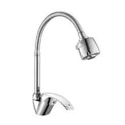 RUBINETTO MISCELATORE A CANNA ALTA FLESSIBILE DOCCETTA MODELLO NAPOLI 52333A