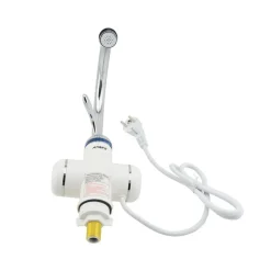 RUBINETTO MISCELATORE CALDAIA ELETTRICO ACQUA CALDA CON SPINA CUCINA BAGNO 3000W