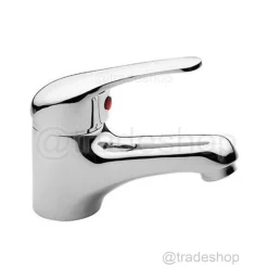 RUBINETTO MISCELATORE CROMATO CASA BAGNO LAVABO COMPLETO DI KIT MONTAGGIO 1021-2