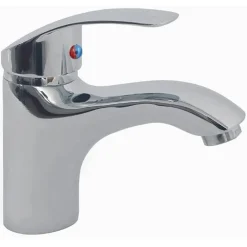 RUBINETTO MISCELATORE CROMATO CASA BAGNO LAVABO LAVANDINO KIT MONTAGGIO JH-8061