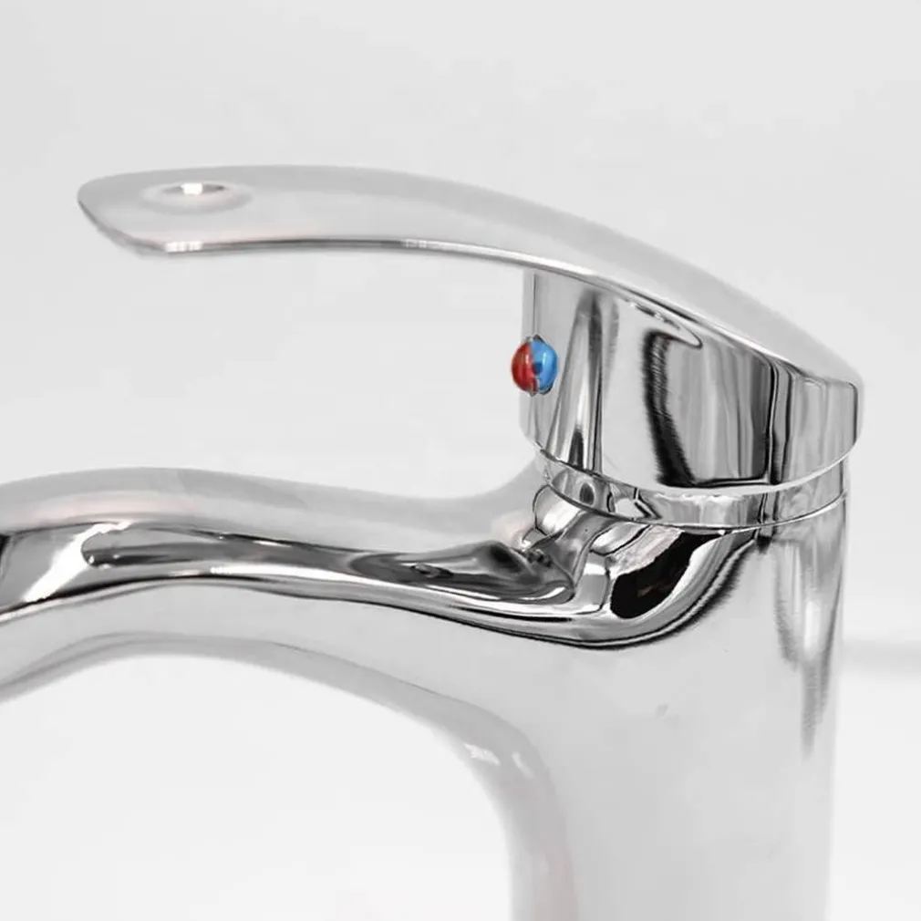 RUBINETTO MISCELATORE CROMATO CASA BAGNO LAVABO LAVANDINO KIT MONTAGGIO JH-8061