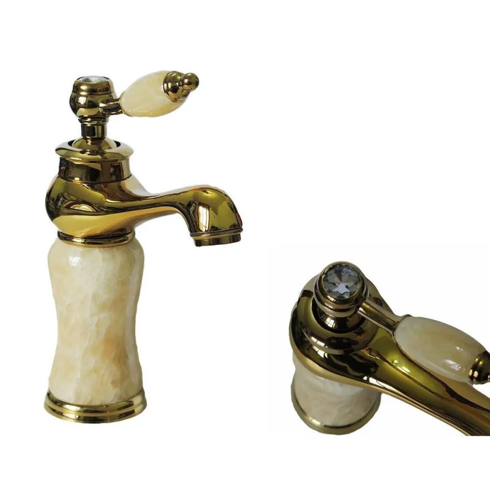 RUBINETTO MISCELATORE EFFETTO MARMO MONOCOMANDO BAGNO CASA ORO 61073 ARTE POVERA