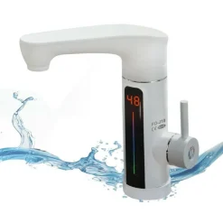 RUBINETTO MISCELATORE ELETTRICO CALDAIA ACQUA CALDA CON DISPLAY FO-J10
