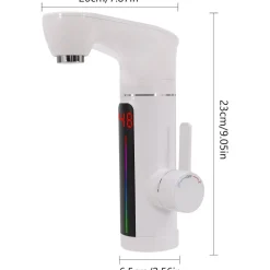 RUBINETTO MISCELATORE ELETTRICO CALDAIA ACQUA CALDA CON DISPLAY FO-J10