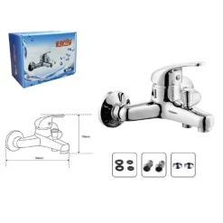 RUBINETTO MISCELATORE ESTERNO BARI ESY_52928 MONOCOMANDO MONOFORO RUBINETTERIA